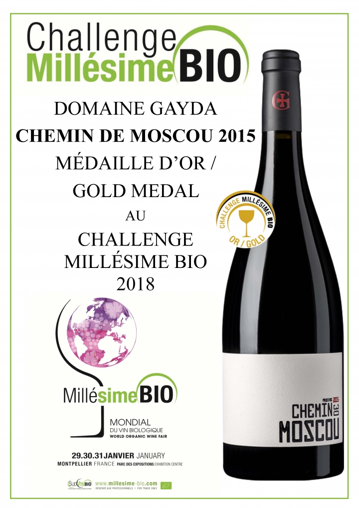 Millésime Bio Challenge 2018