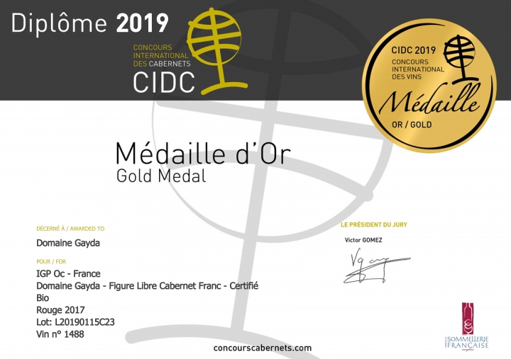 Concours International Des Cabernet 2019