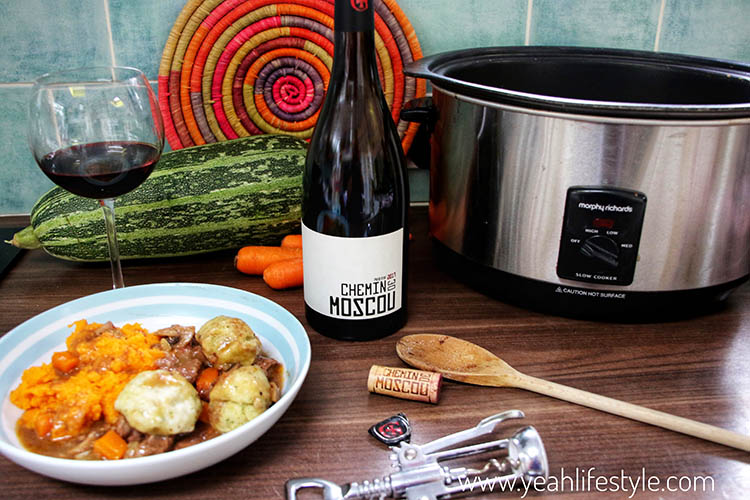 Review & Recipe: Chemin de Moscou Wine with Beef Stew