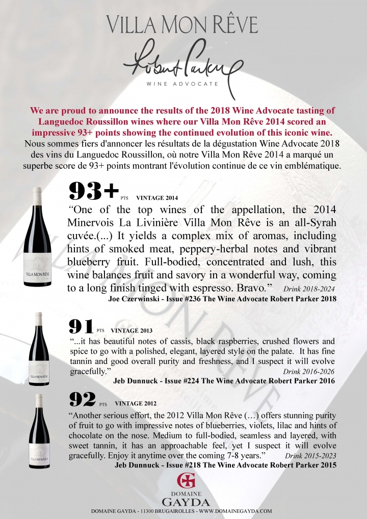 Robert Parker Wine Advocate 2018