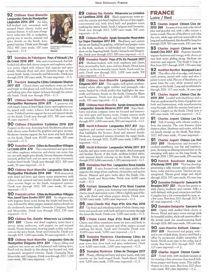 Wine Spectator Sept. 2019