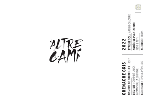 Altre Cami Grenache Gris