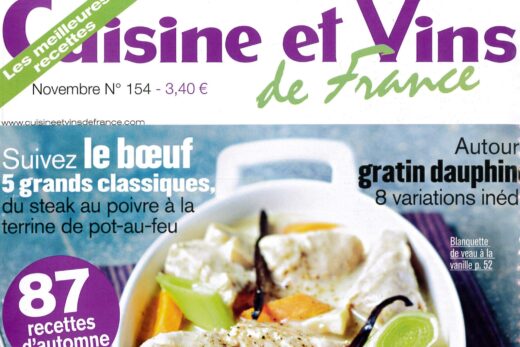Domaine Gayda Figure Libre Cabernet Franc 2011, Cuisine et Vins de France, novembre 2013